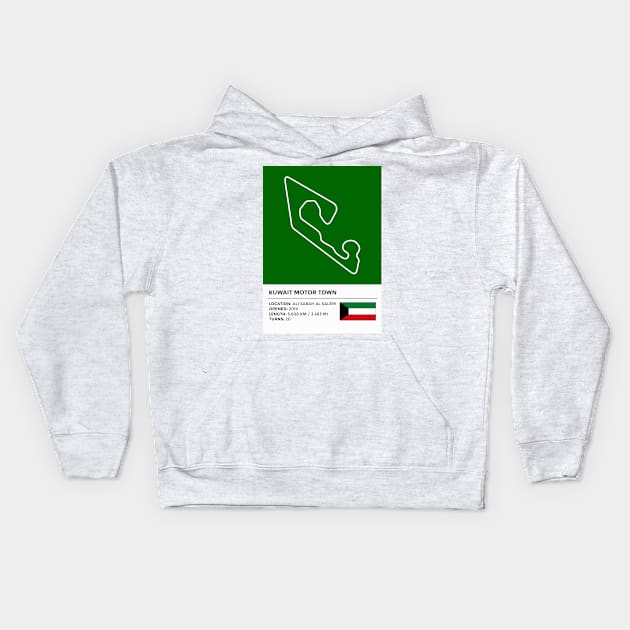 Kuwait Motor Town [info] Kids Hoodie by sednoid